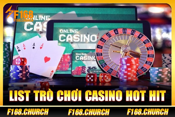 List trò chơi casino hot hit